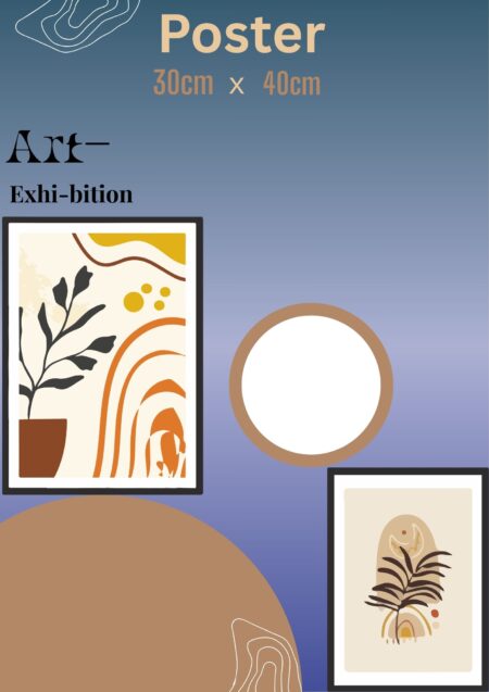 30cm x 40cm Poster – Perfect Size, Bold Impact