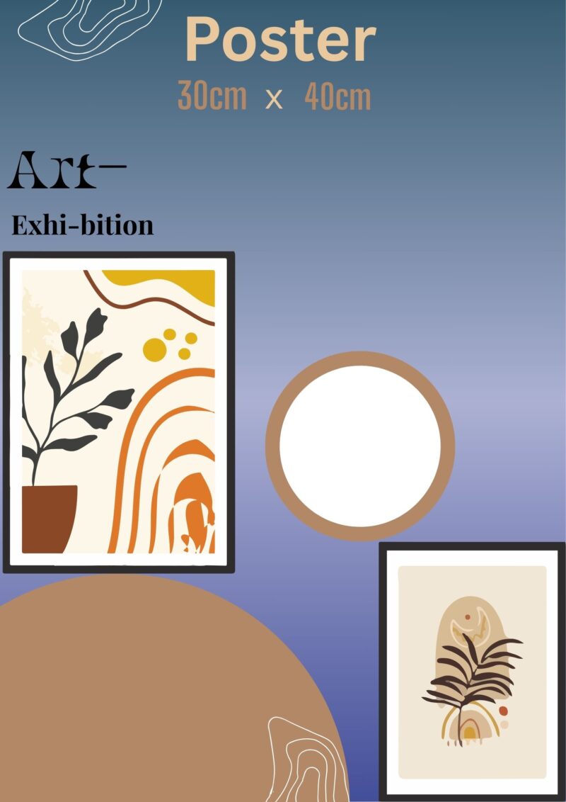 30cm x 40cm Poster – Perfect Size, Bold Impact